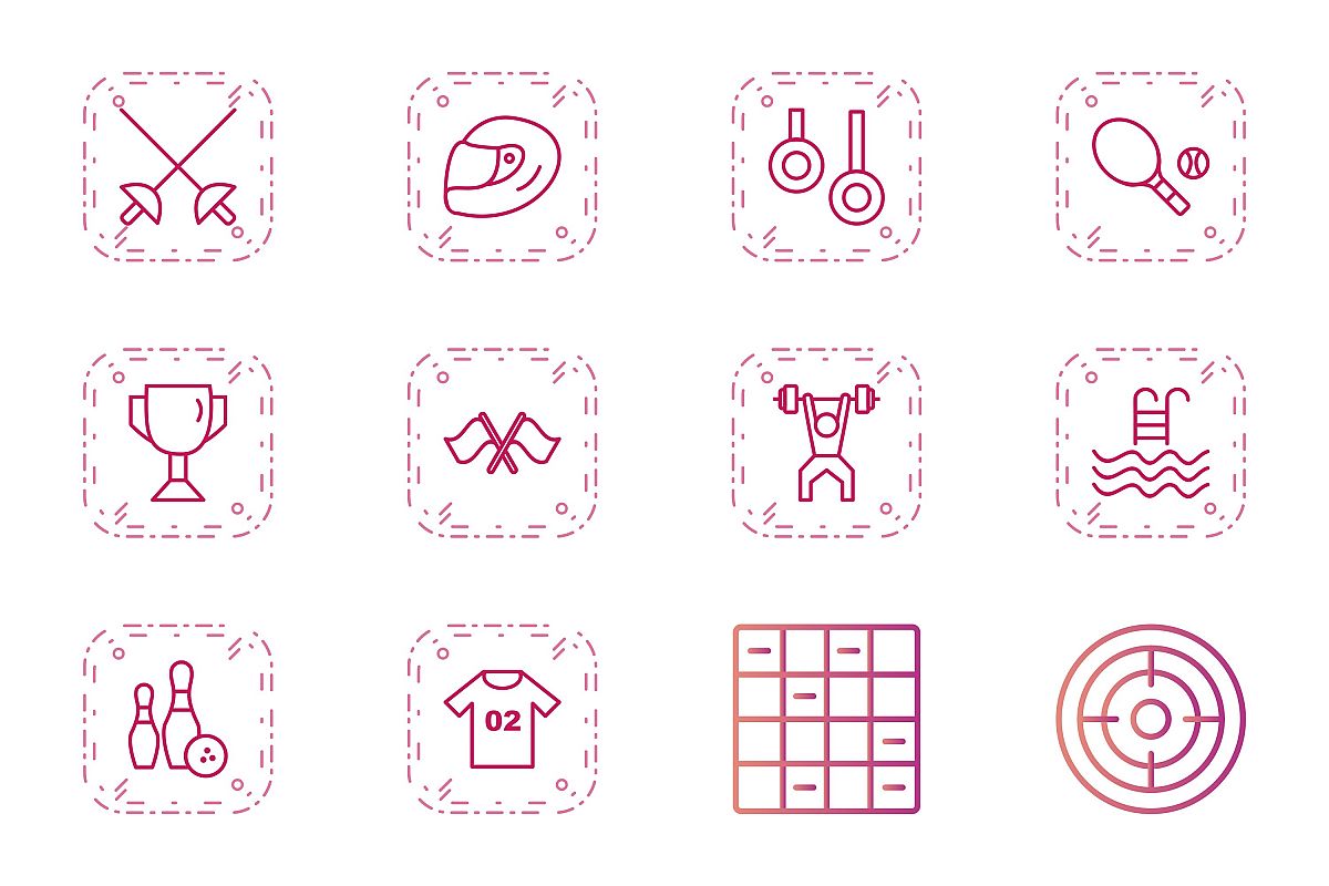 Set Of Sports And Game Icons example image 1