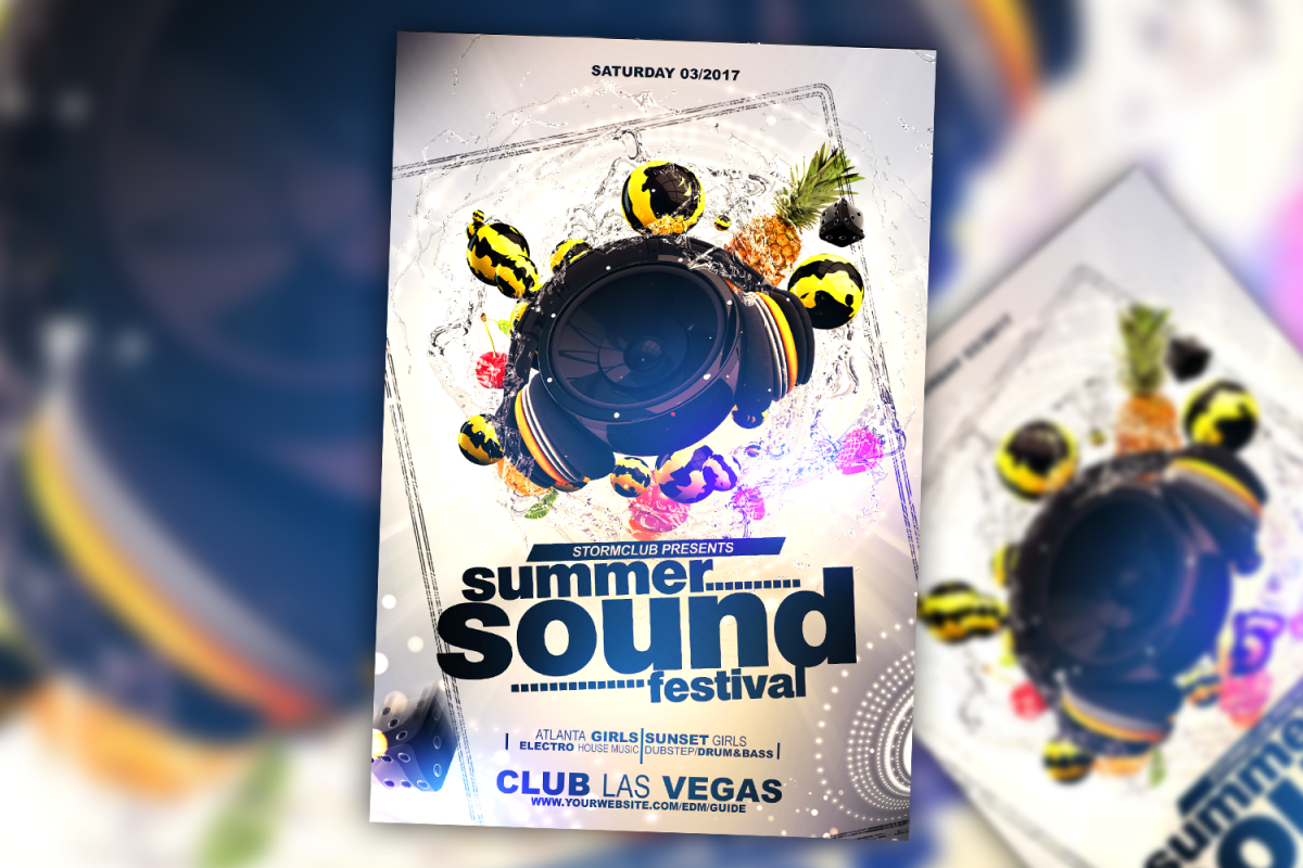 Summer Party Flyer example image 1