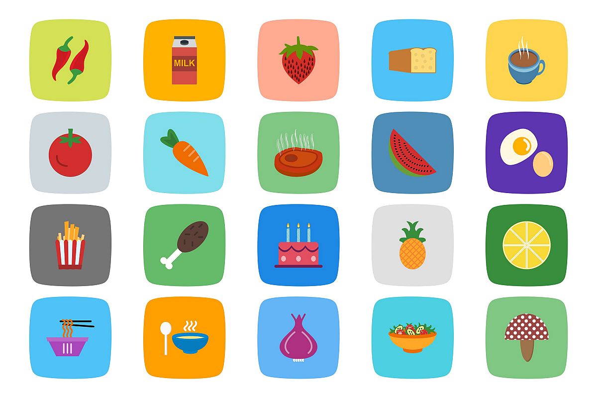 Set Of Food Icons example image 1