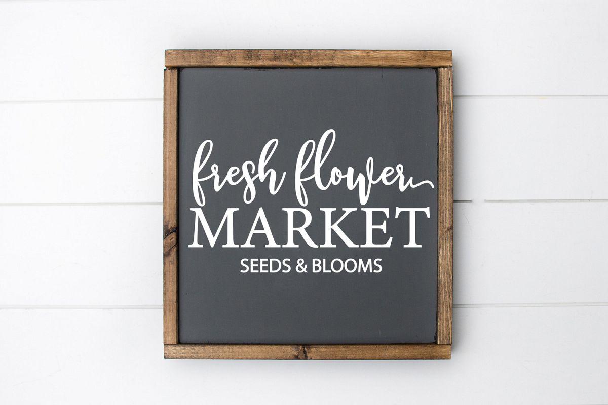 Download Fresh Flower Market Svg, Farmhouse Svg, Spring Svg, Cricut