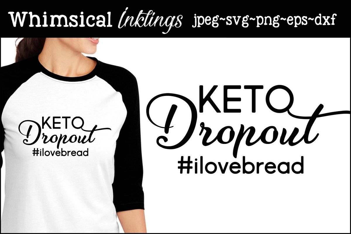 Keto Dropout SVG example image 1