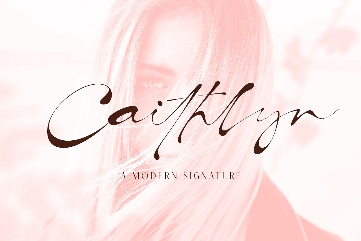 Caithlyn | Modern Signature Font example image 1