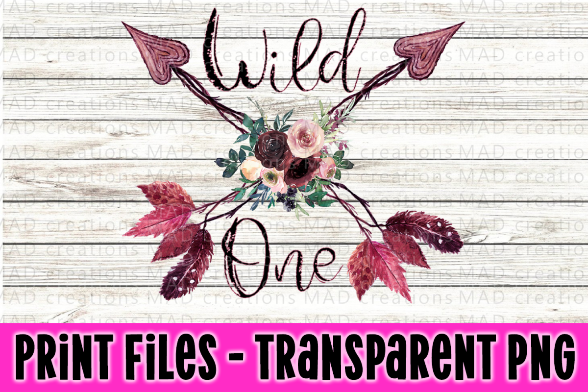 1st Birthday - Wild One - Boho Arrows and Feather example image 1