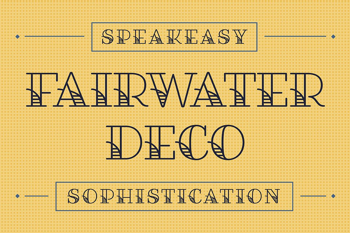 Fairwater Deco Serif example image 1