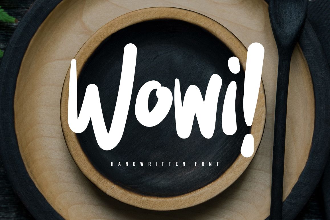 Wowi Brush Font example image 1