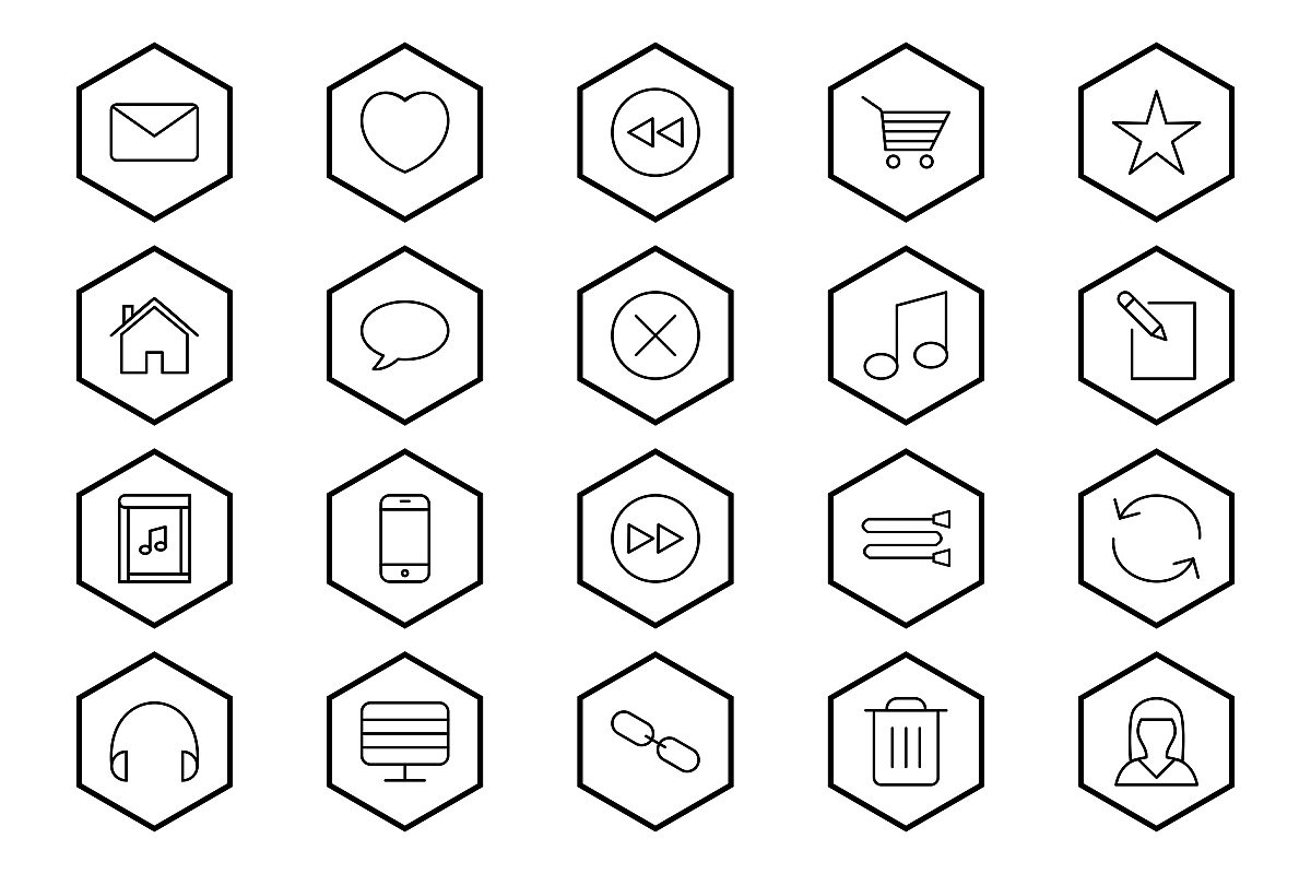 Set Of Multimedia Icons example image 1