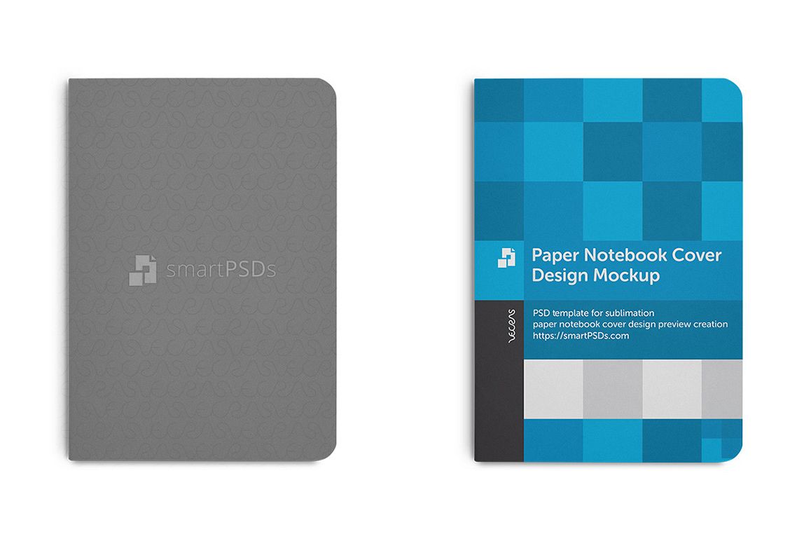 Paper Notebook Cover Design Mockup example image 1