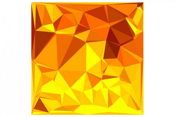 Gold Yellow Banana Abstract Low Polygon Background example image 1