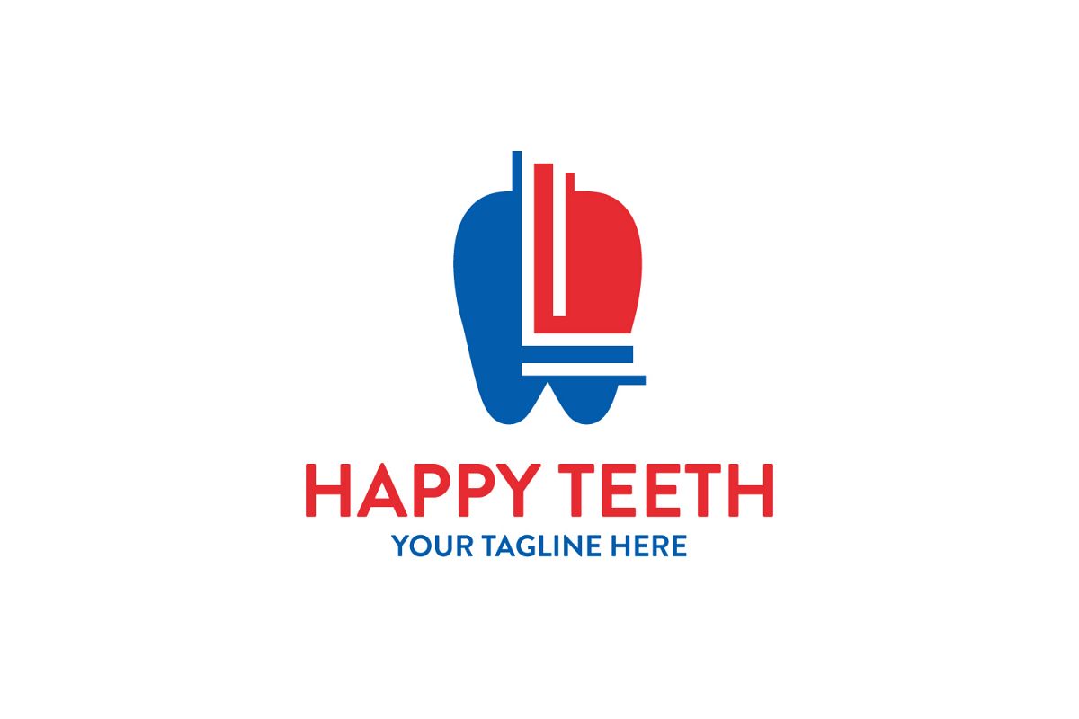L letter Tooth logo example image 1