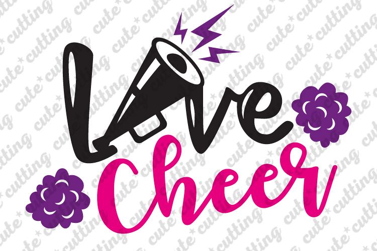 Love cheer svg, cheer svg, Cheerleader svg, dxf, png, pdf (235084