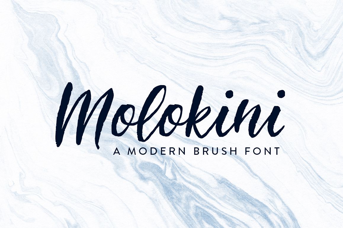 Molokini Brush Script example image 1