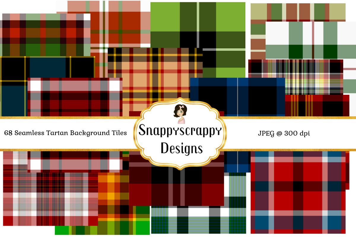 Tartan Seamless Background Tiles example image 1