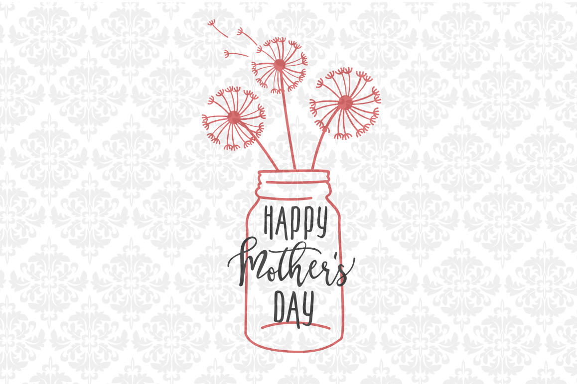Mothers Day Dandelion Jar example image 1