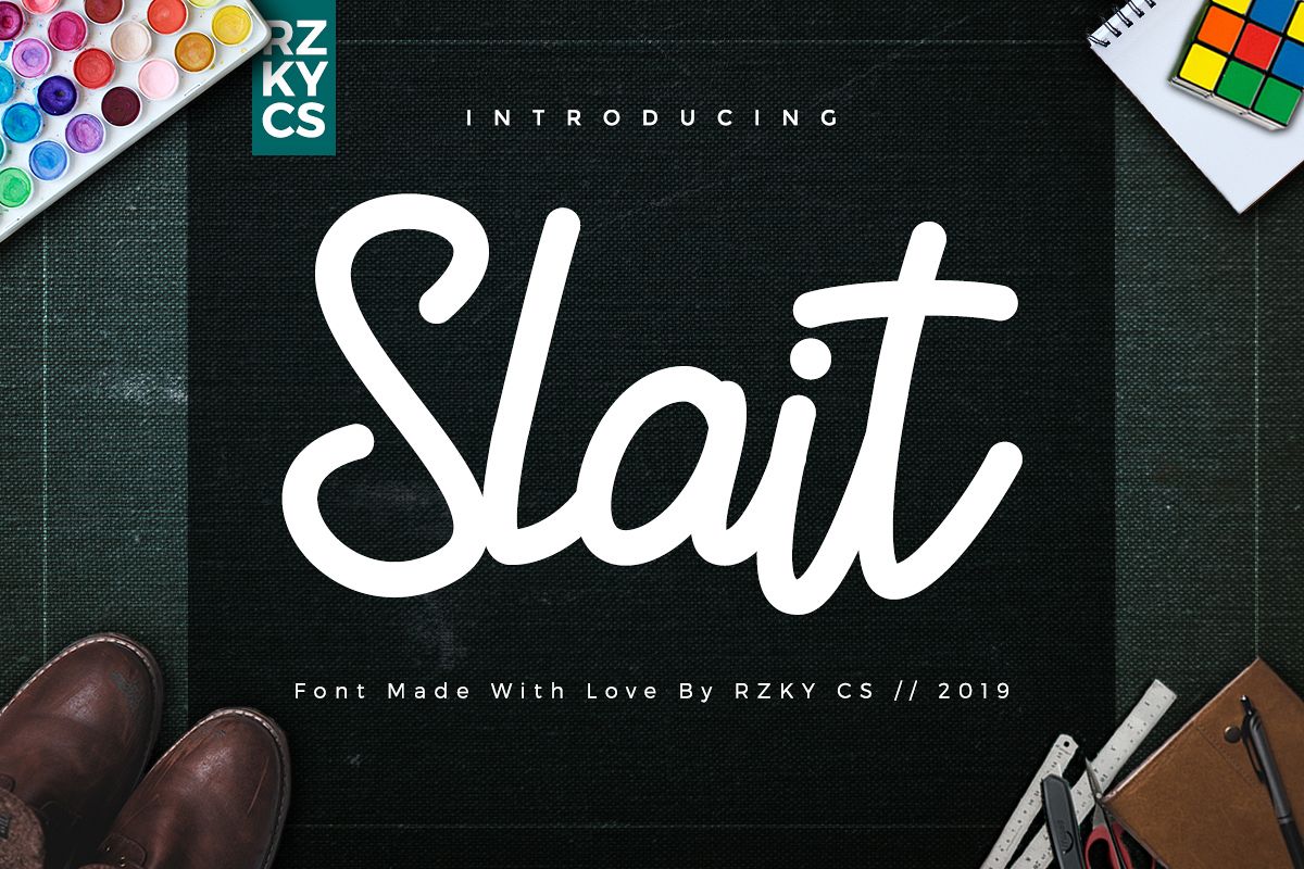 Slait Monoline Script example image 1
