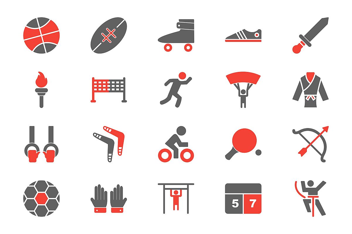 Set Of Sports And Game Icons example image 1