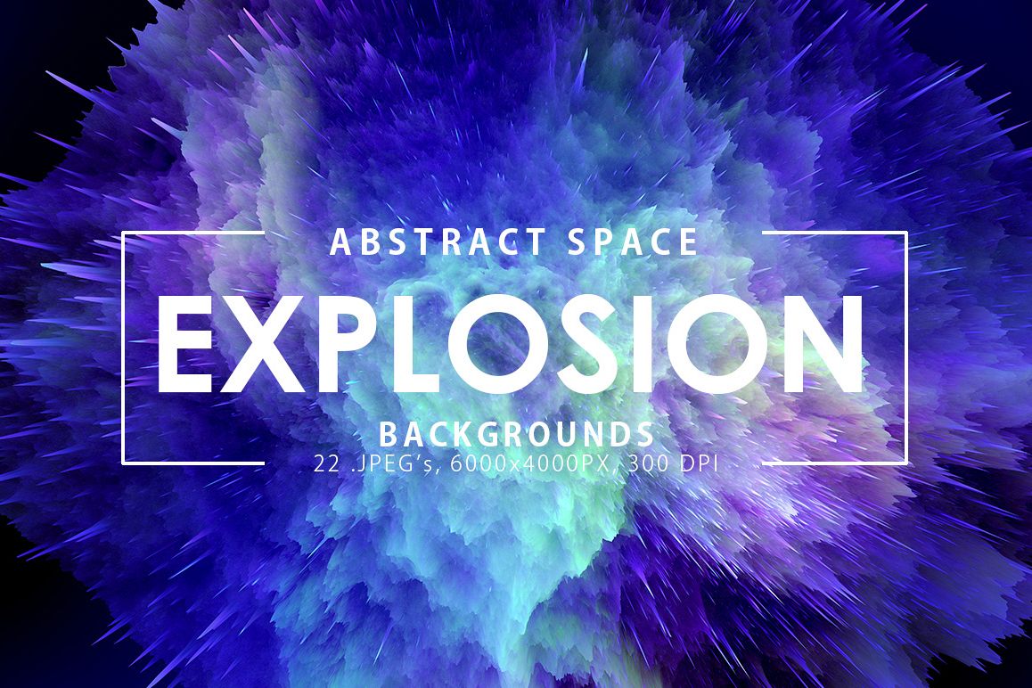 Space Explosion Backgrounds example image 1
