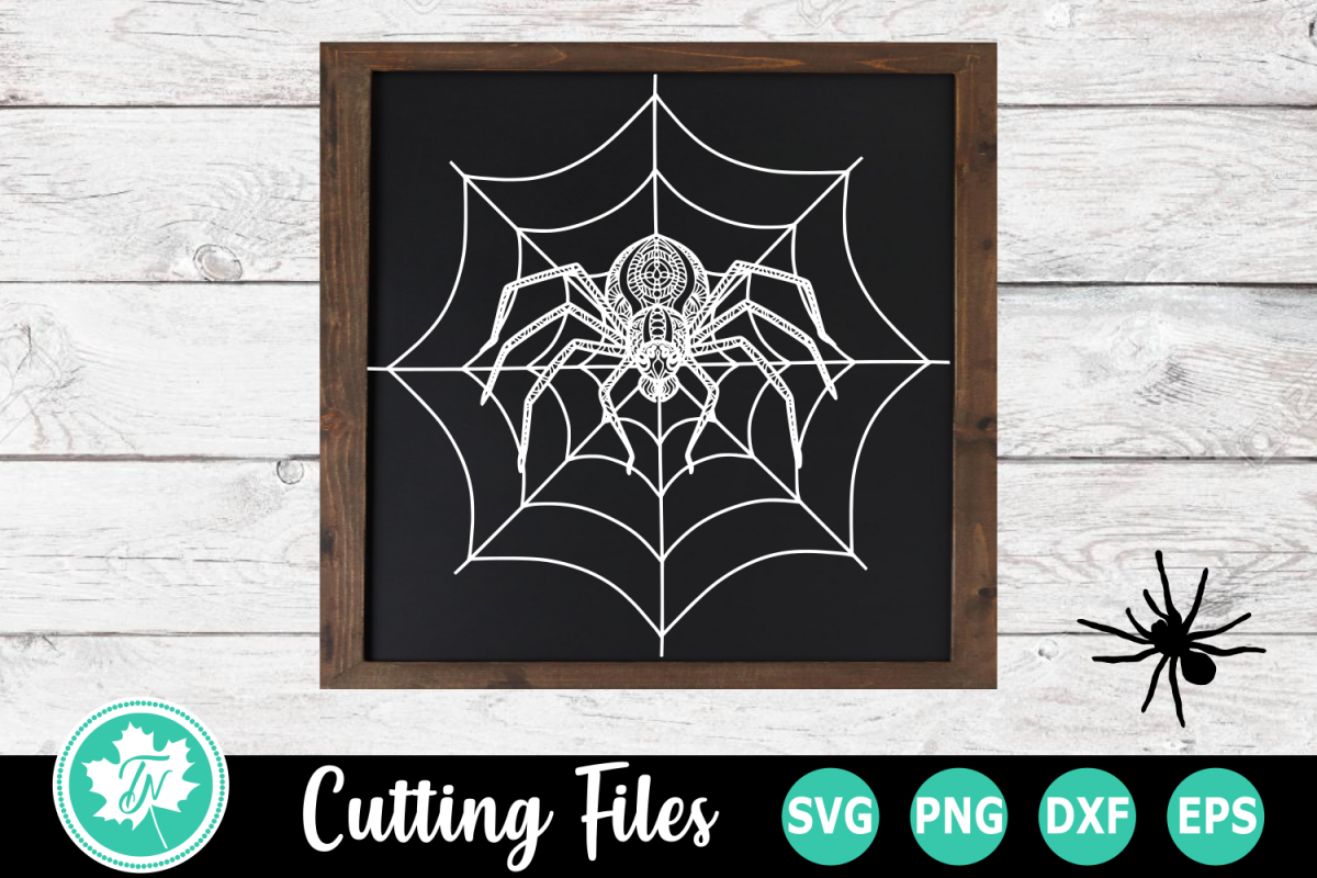 Zentangle Spider - An Zentangle SVG Cut File example image 1
