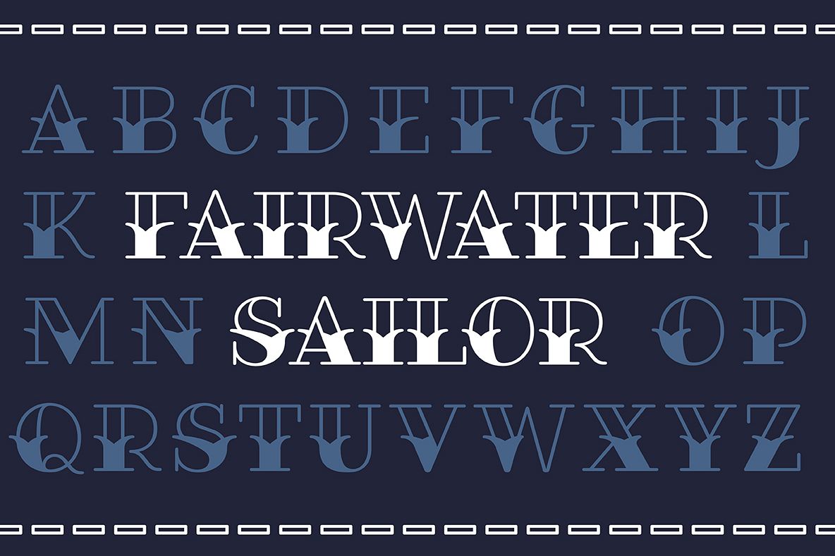 Fairwater Sailor Serif example image 1