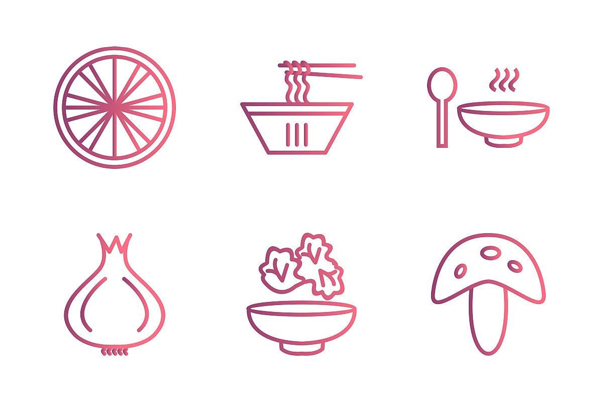 Set Of Food Icons example image 1