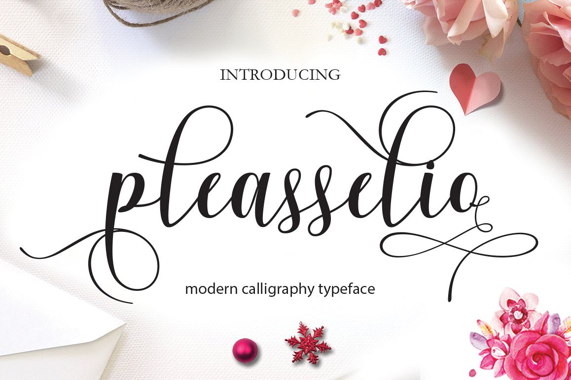 Pleasselio Script example image 1