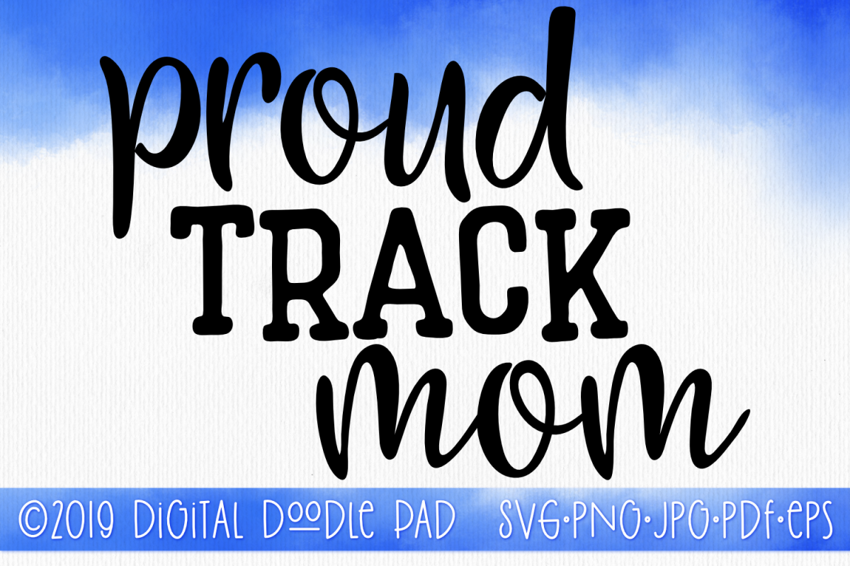 TrackMom SVG, Sports SVG example image 1