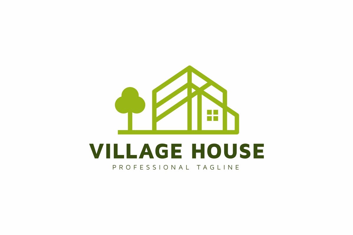 Village House Logo example image 1