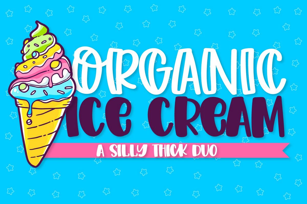 Organic Ice Cream - A Thick Cut Friendly Duo! example image 1