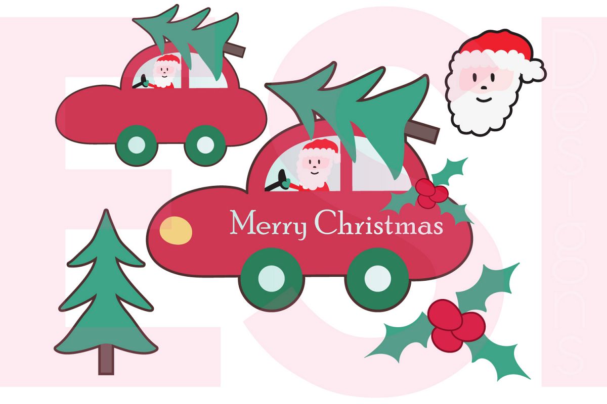 Christmas Car Design Set example image 1