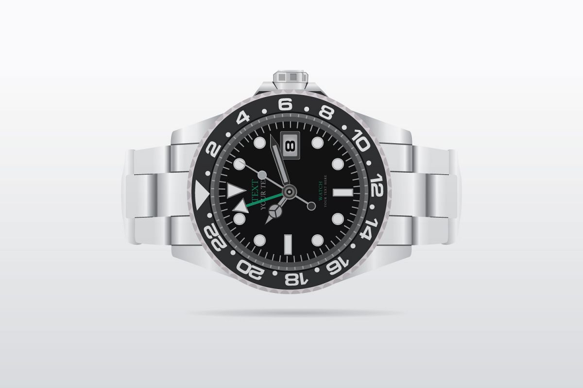Wrist Watch vector illustration example image 1