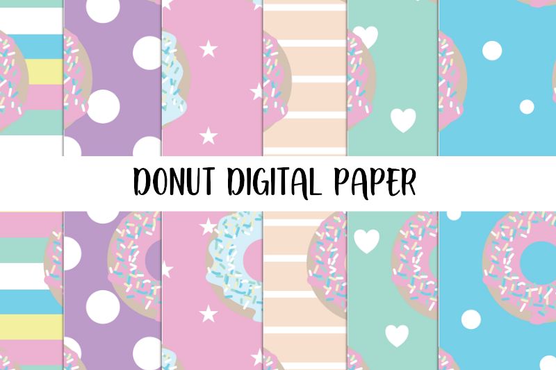 Doughnut Digital Paper example image 1