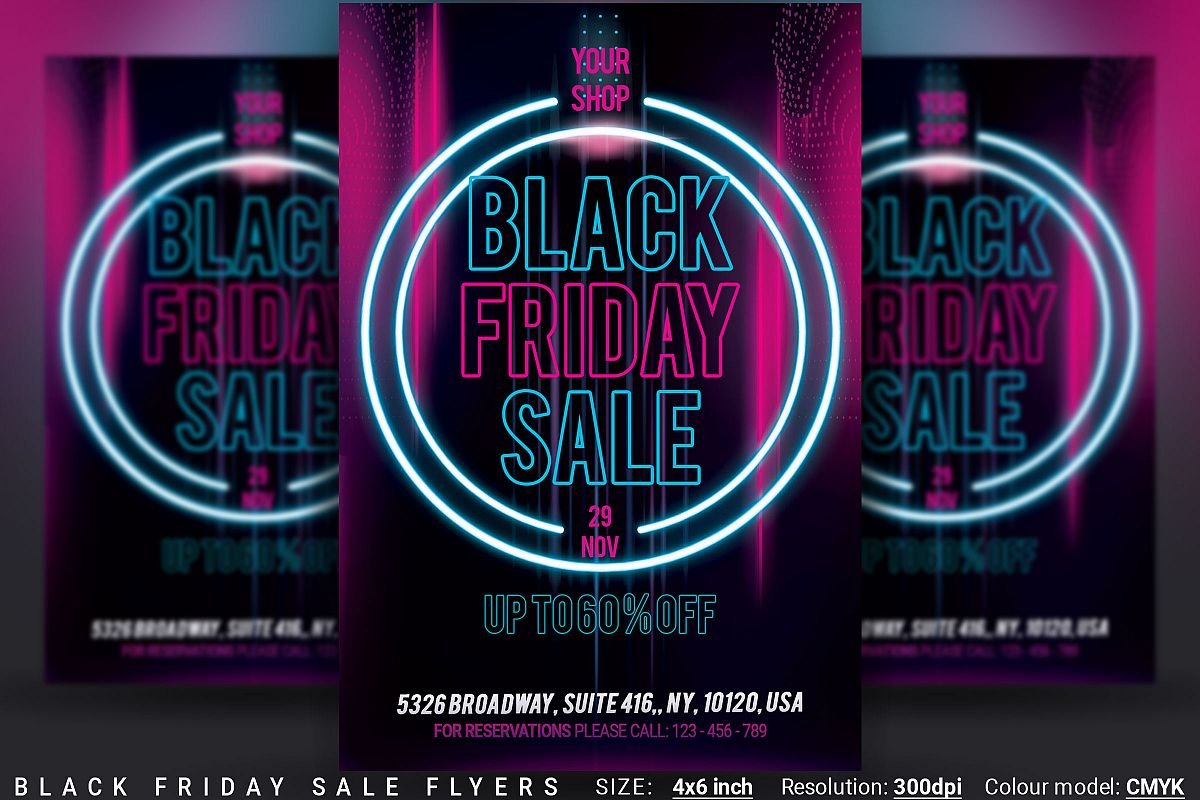 Black Friday Sale Flyers example image 1
