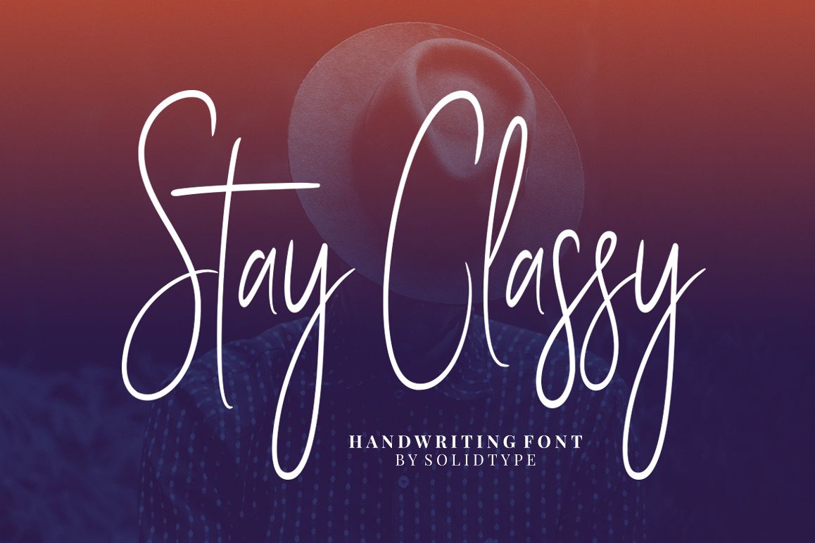 Stay Classy - Font Family example image 1