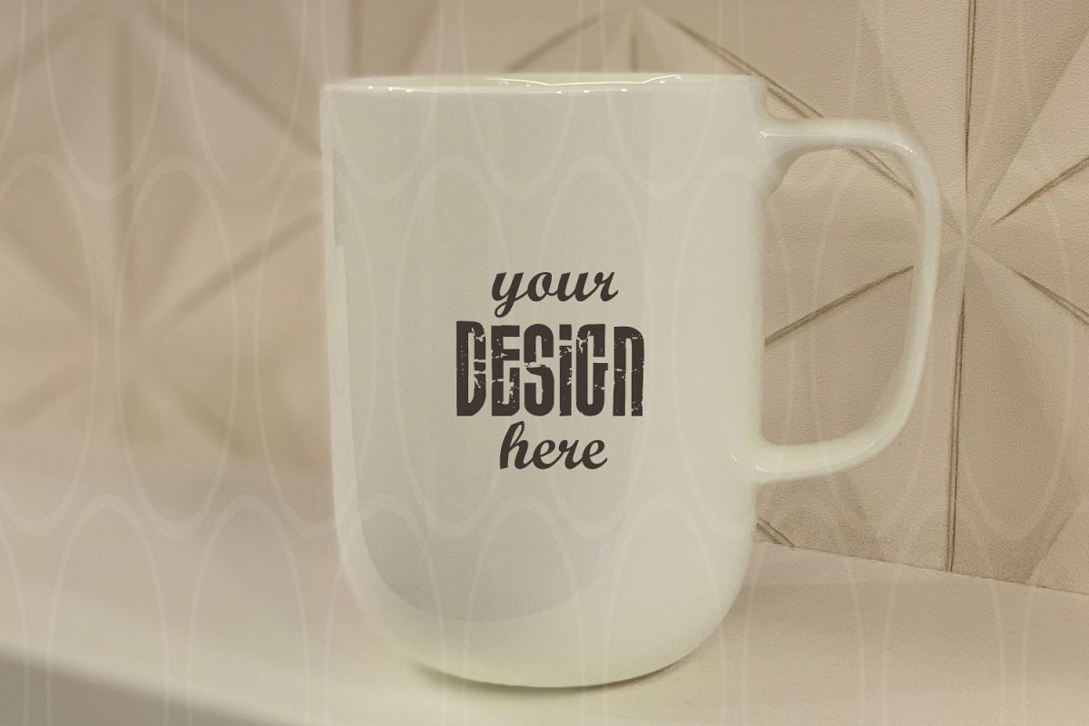 Styled Stock Photo mock up Blank Coffee Glass Cup Mockup example image 1