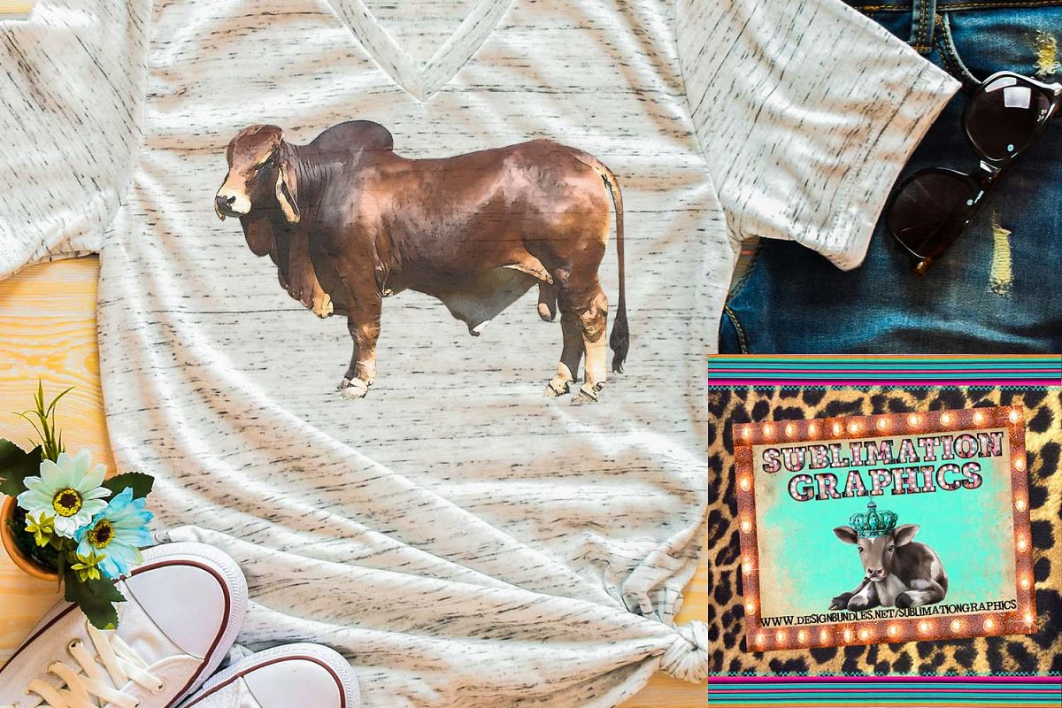 Brahman Bull Sublimation Download example image 1