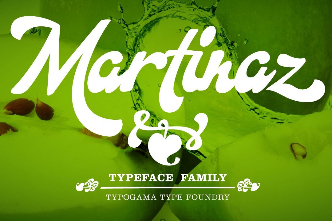 Martinaz typeface cover page