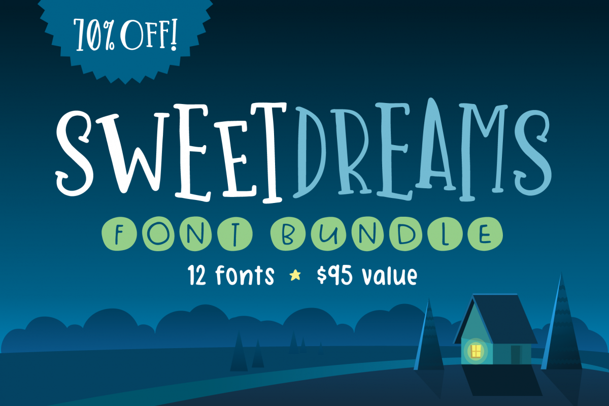 Sweet Dreams Font Bundle example image 1