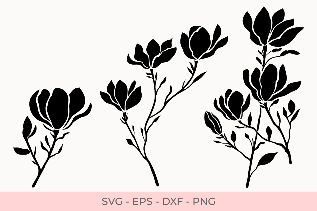 Free Free 242 Flower Silhouette Svg SVG PNG EPS DXF File