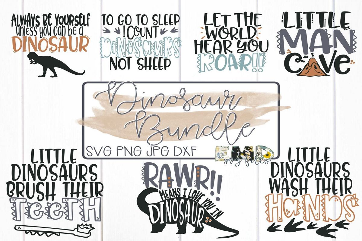 Download Dinosaur Svg Bundle | Boy Svg Designs | Bathroom Cut Files