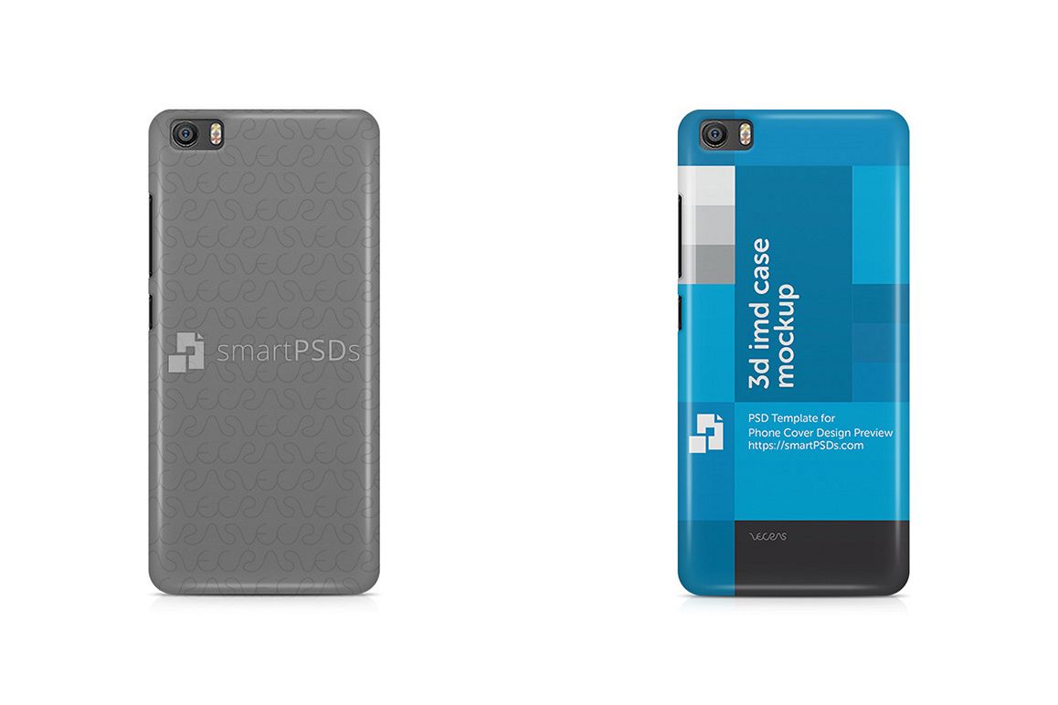 Xiaomi Mi5 3d IMD Mobile Case Design Mockup 2016 example image 1
