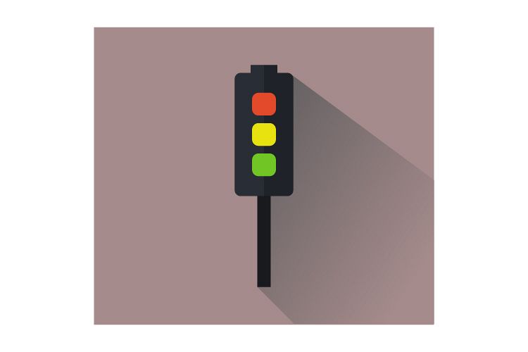 Traffic light icon example image 1