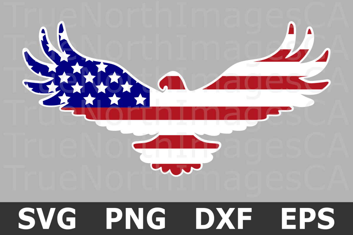 Eagle American Flag An American Svg Cut File