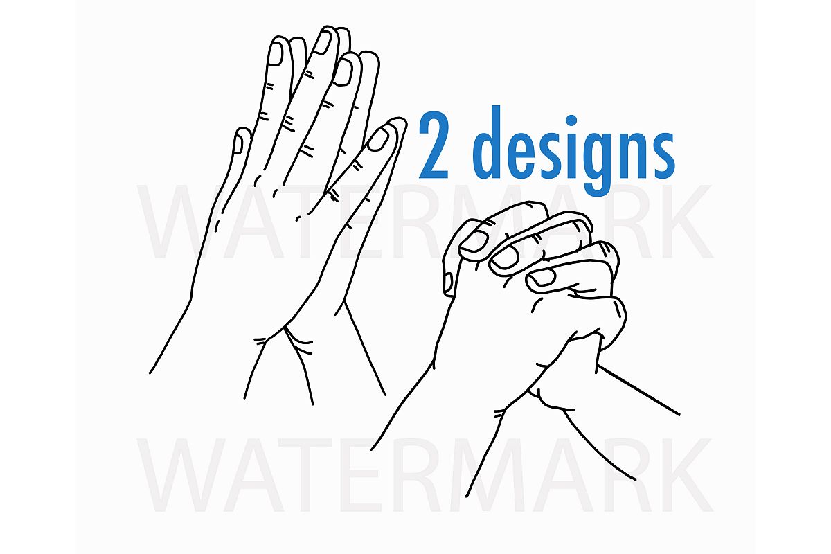 Holding Hand with love and desire - SVG/JPG/PNG Hand Drawing example image 1