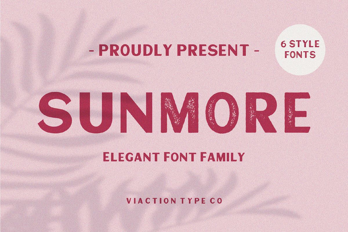 Sunmore - Elegant Font example image 1