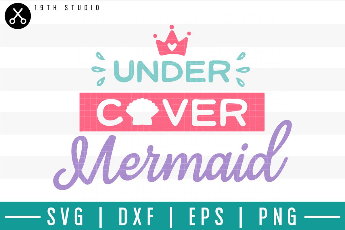 Undercover mermaid SVG| Mermaid SVG example image 1