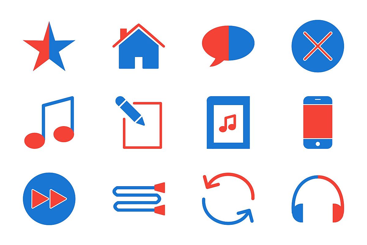 Set Of Multimedia Icons example image 1