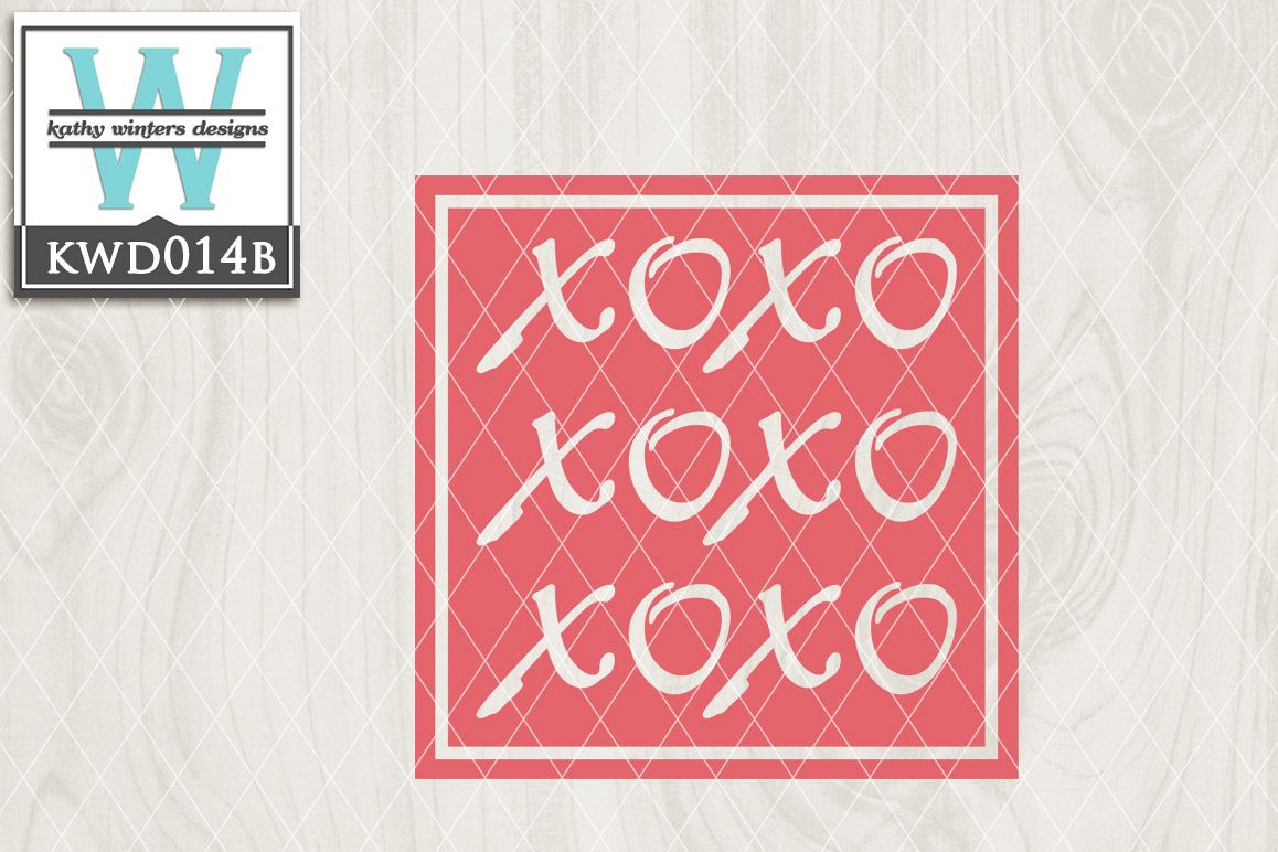 Valentines Cutting File KWD014b example image 1