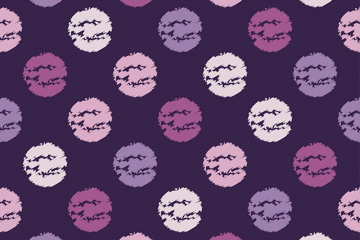 Polka dot seamless pattern. Vector illustration. example image 1
