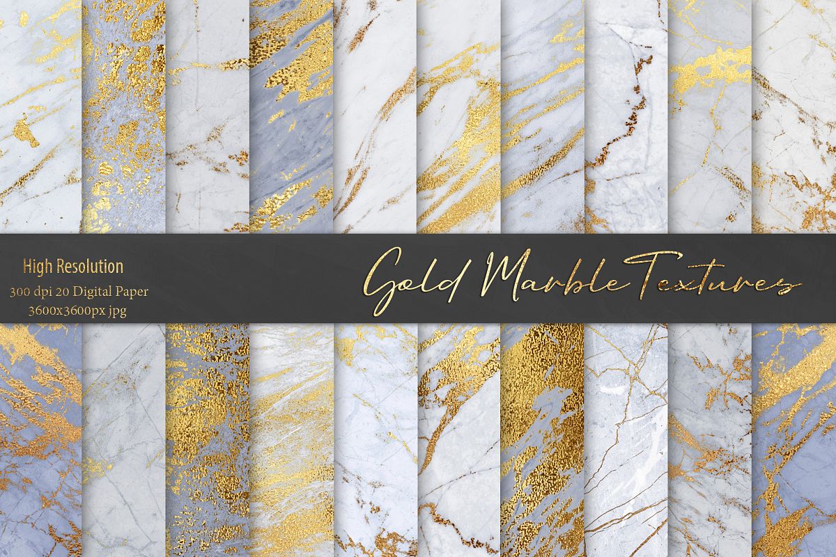 Gold Marble Textures example image 1