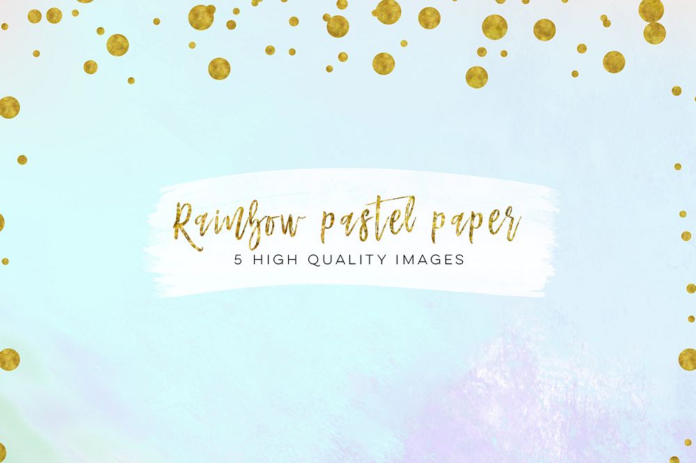 Digital scrapbook paper, Modern confetti gold prints, Gold Patterned paper, confetti border gold pastel paper, Paris paperie, pastel design example image 1