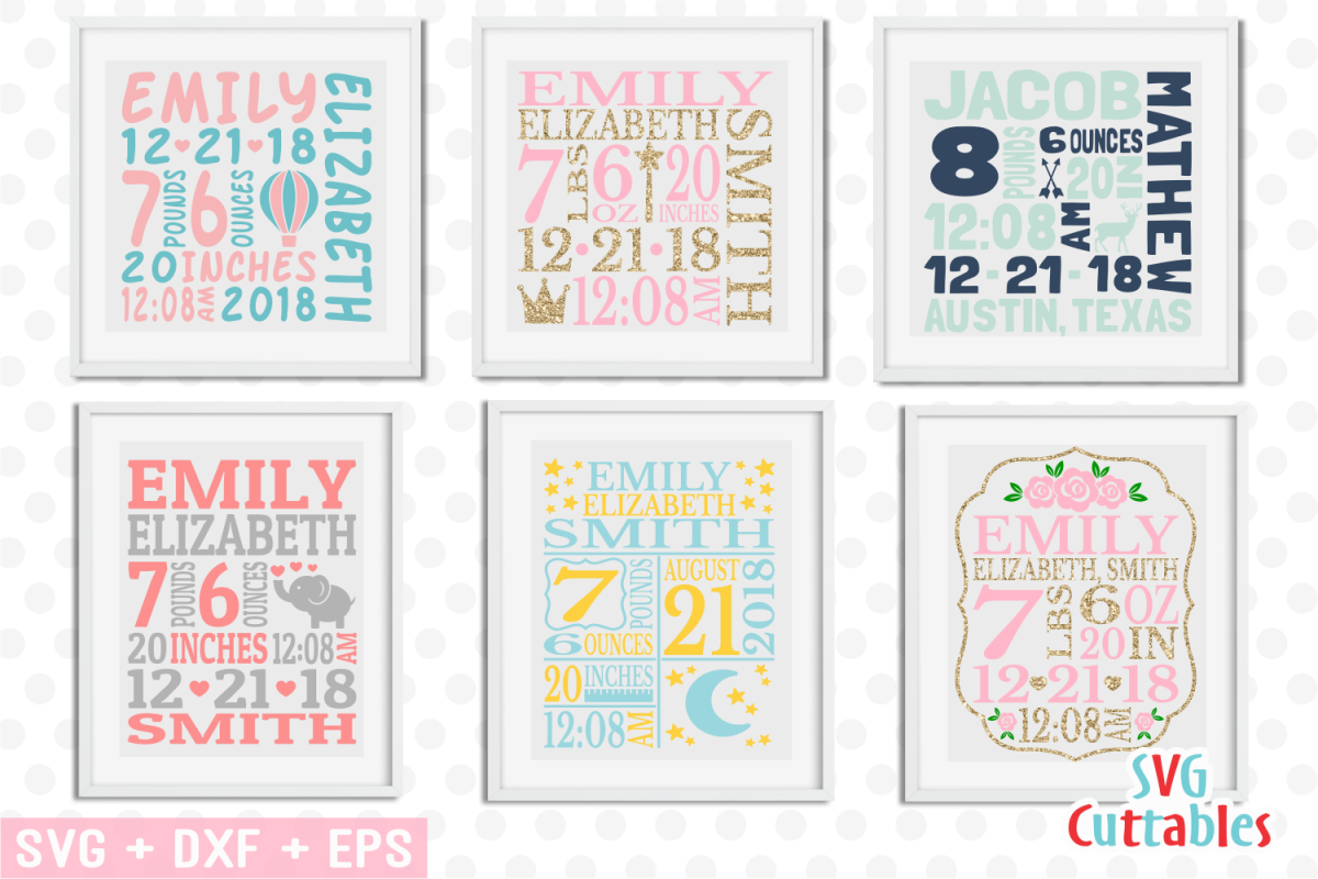 Free Free 156 Baby Birth Announcement Svg SVG PNG EPS DXF File
